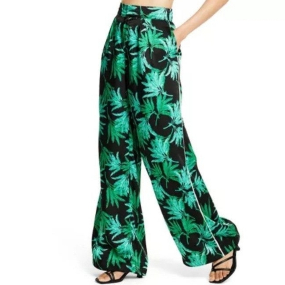 Fe Noel x Target Palm print wide leg pants
